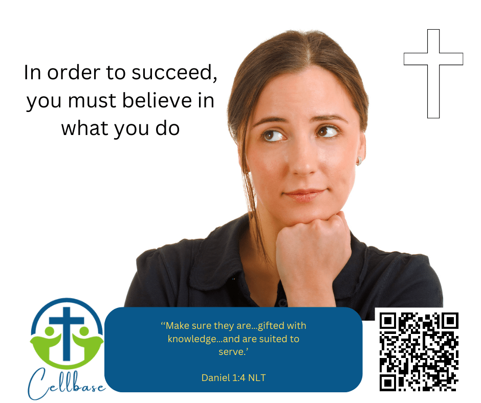 BELIEVE IN WHAT YOU DO