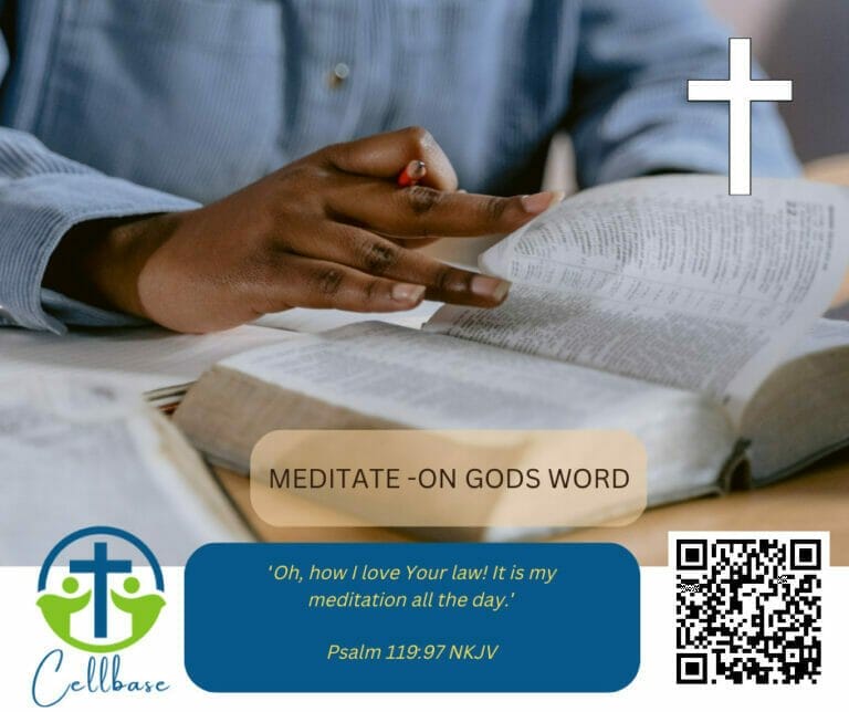 meditate on Gods word