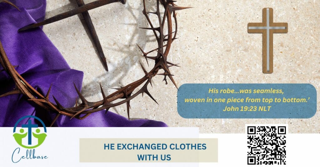 HE EXCHANGEDD CLOTHES WITH US