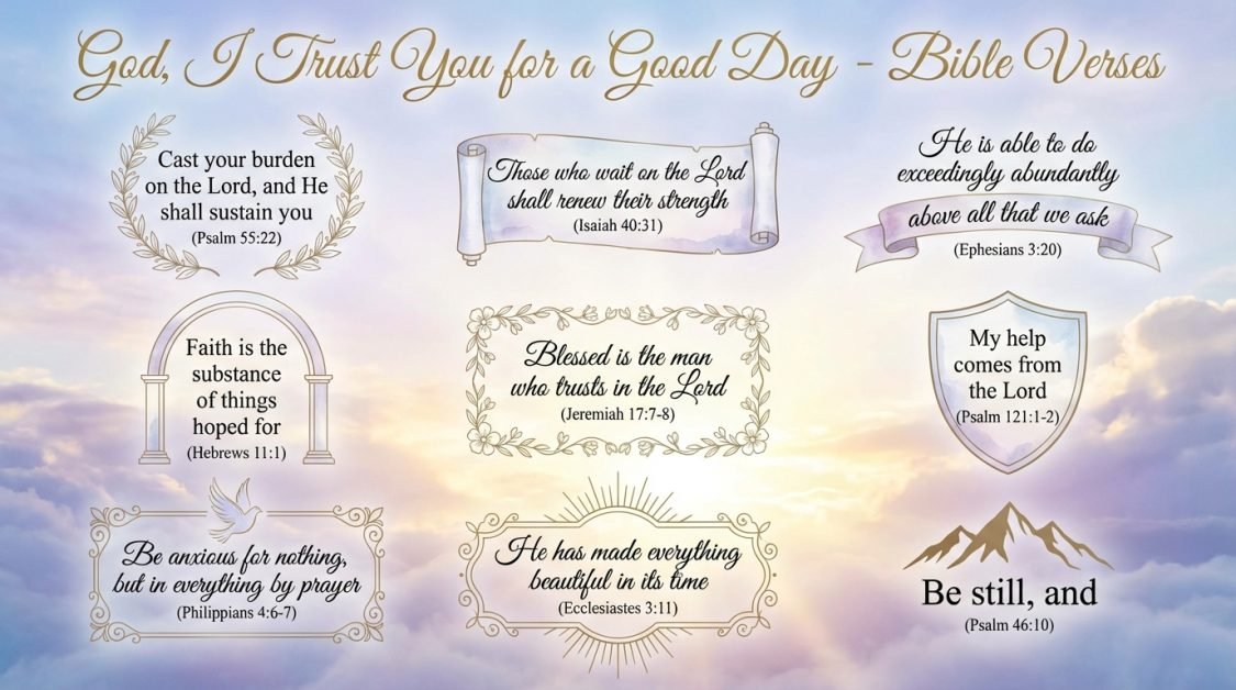 Inspirational Bible verses for a good day